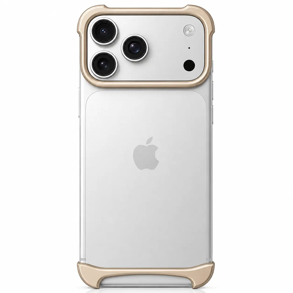 Slim aluminum phone bumper with minimal coverage