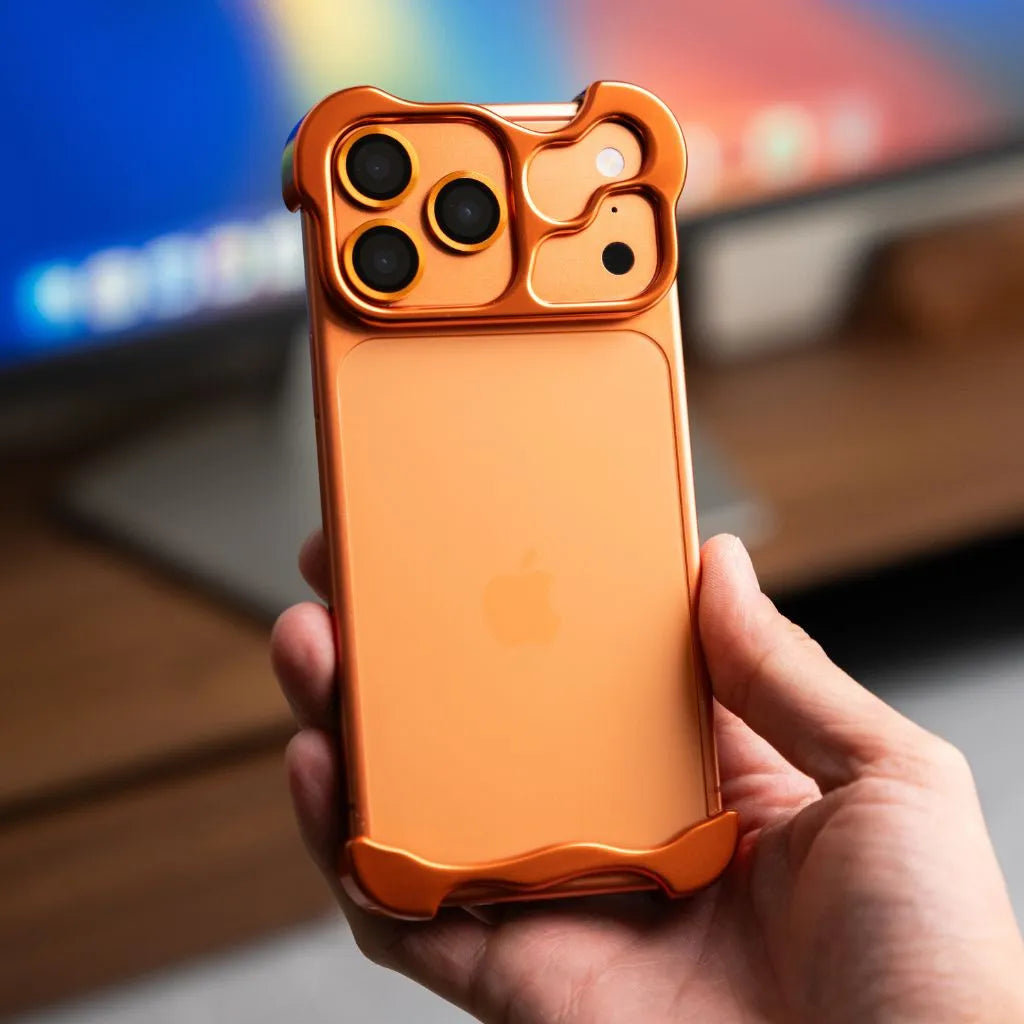 Minimal iPhone bumper case with slim protective frame