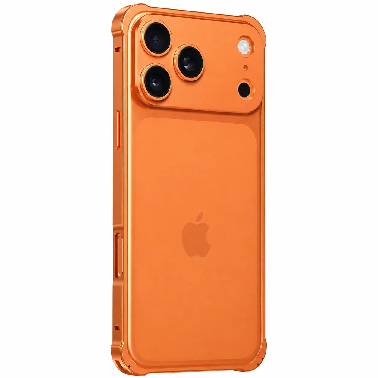 Aluminum iPhone bumper case with open back design
