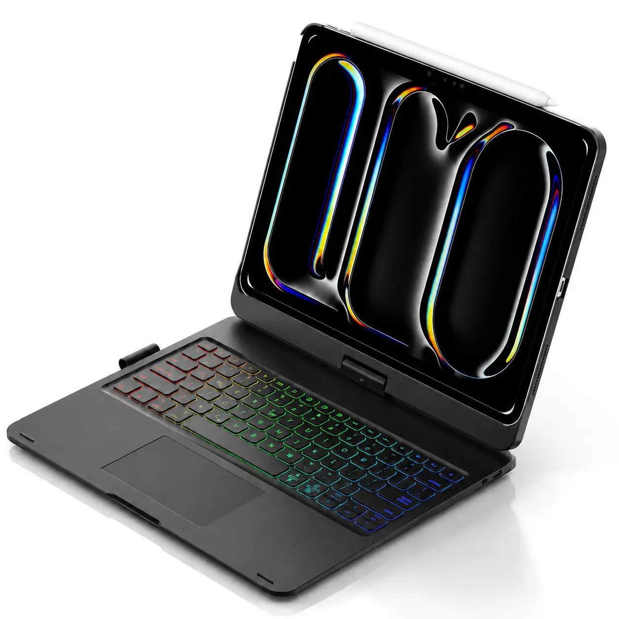 iPad keyboard case with trackpad and full iPadOS gesture control