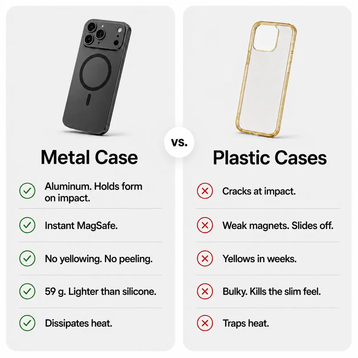 iPhone case with rigid polycarbonate back #color_Midnight Black