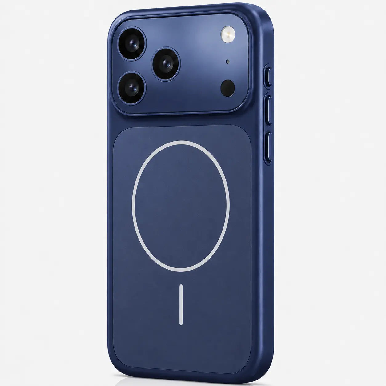 Protective magnetic phone case with camera cover