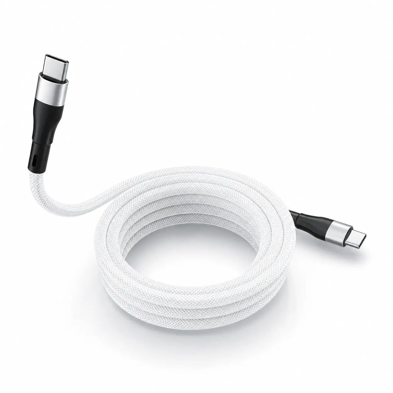 100W magnetic USB-C fast charging cable for laptops, tablets and phones