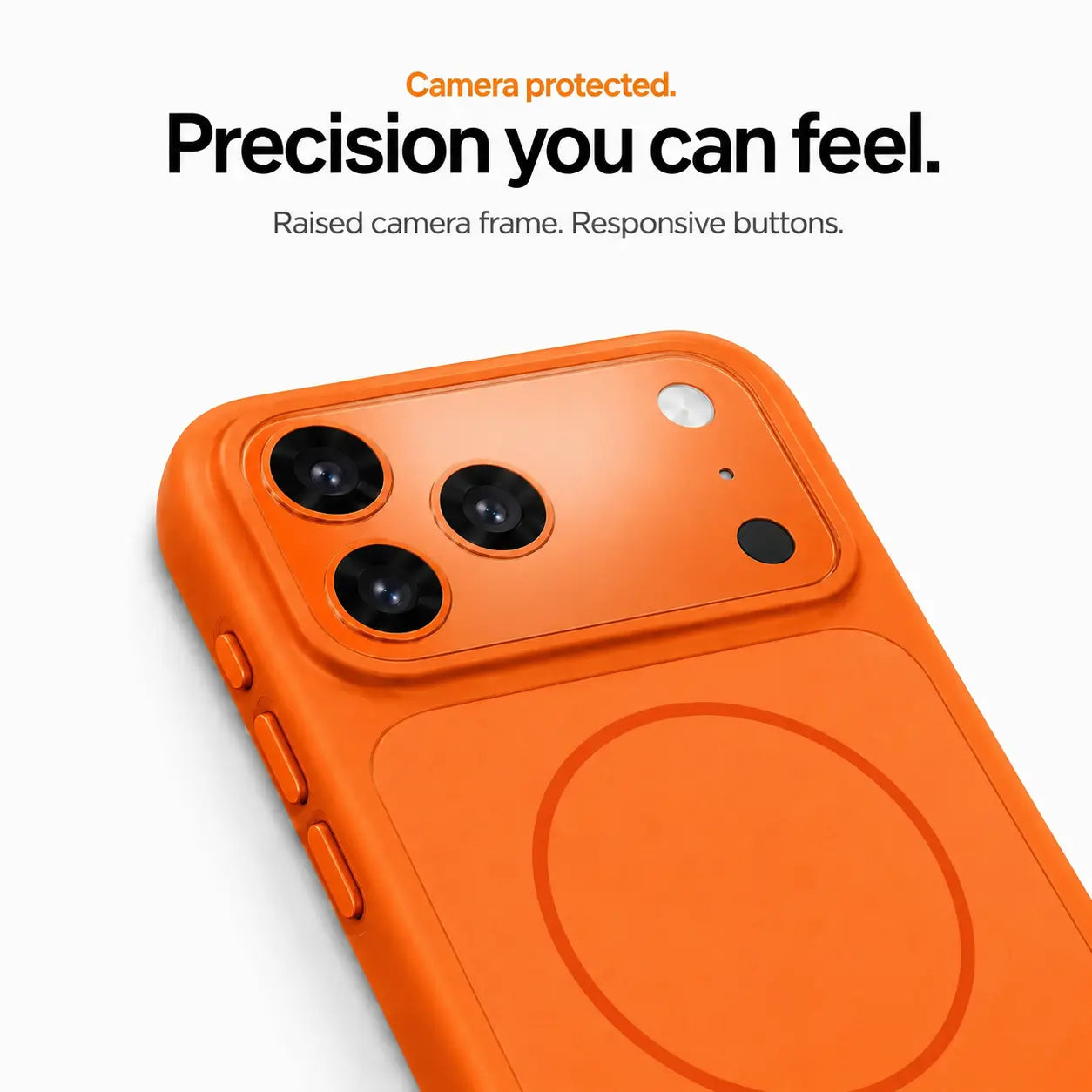 Protective phone cover with slim hard shell design